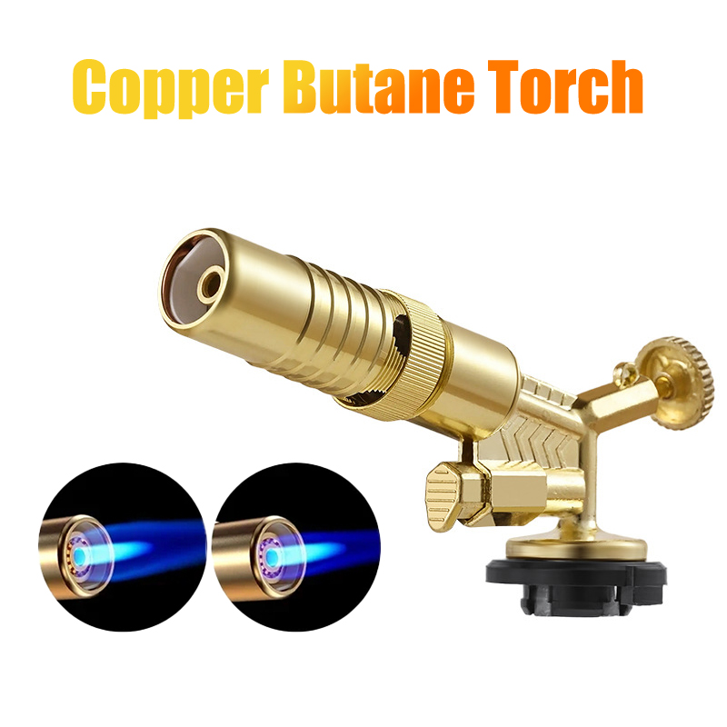 Camping Cooking Gas Stove - Tragbarer Schweißgasbrenner Flammendüse Butanbrenner Outdoor-Camping BBQ-Feuerzeug