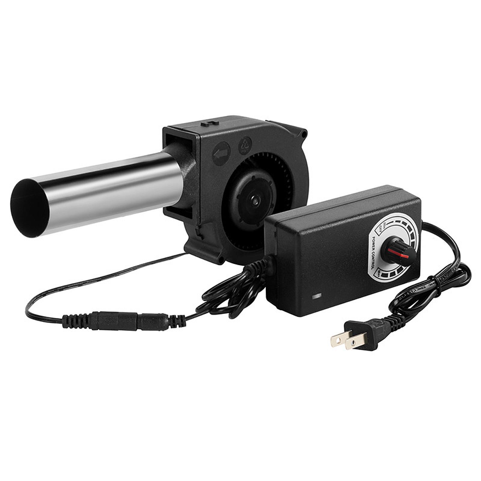 Camping Cooking Accessories - BBQ-Gebläseventilator, Camping-Werkzeug mit Geschwindigkeitsregler, Zubehör, leichtes