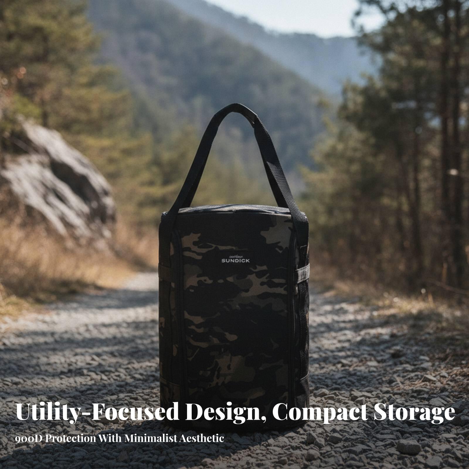 Camping Cooking Bag - Tragetasche für Campingkocher mit Griffen, kompakte