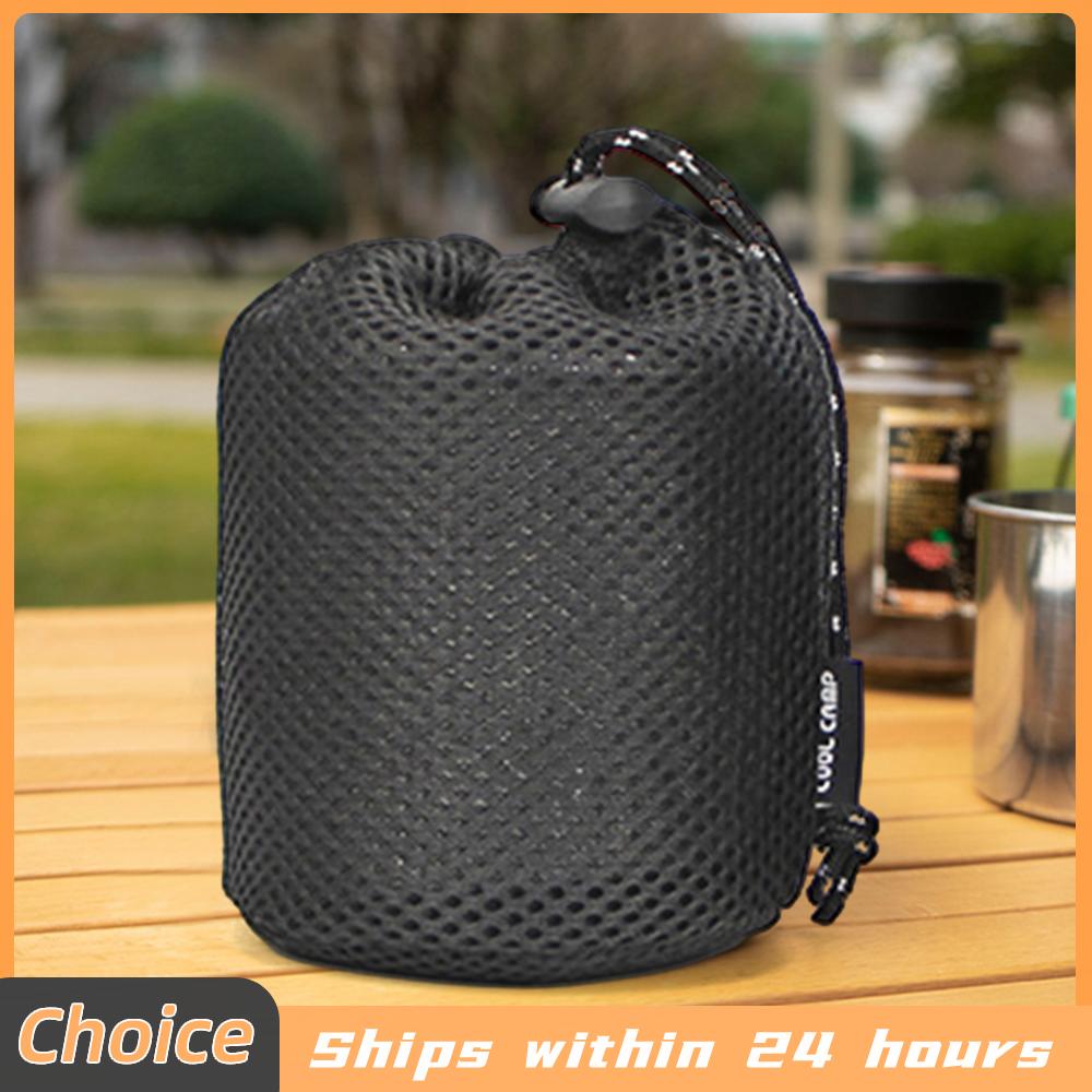 Camping Cooking Accessories - Outdoor-Set Topfaufbewahrungstasche Camping-Kocher Kochkopf Stoßfeste Verdickung