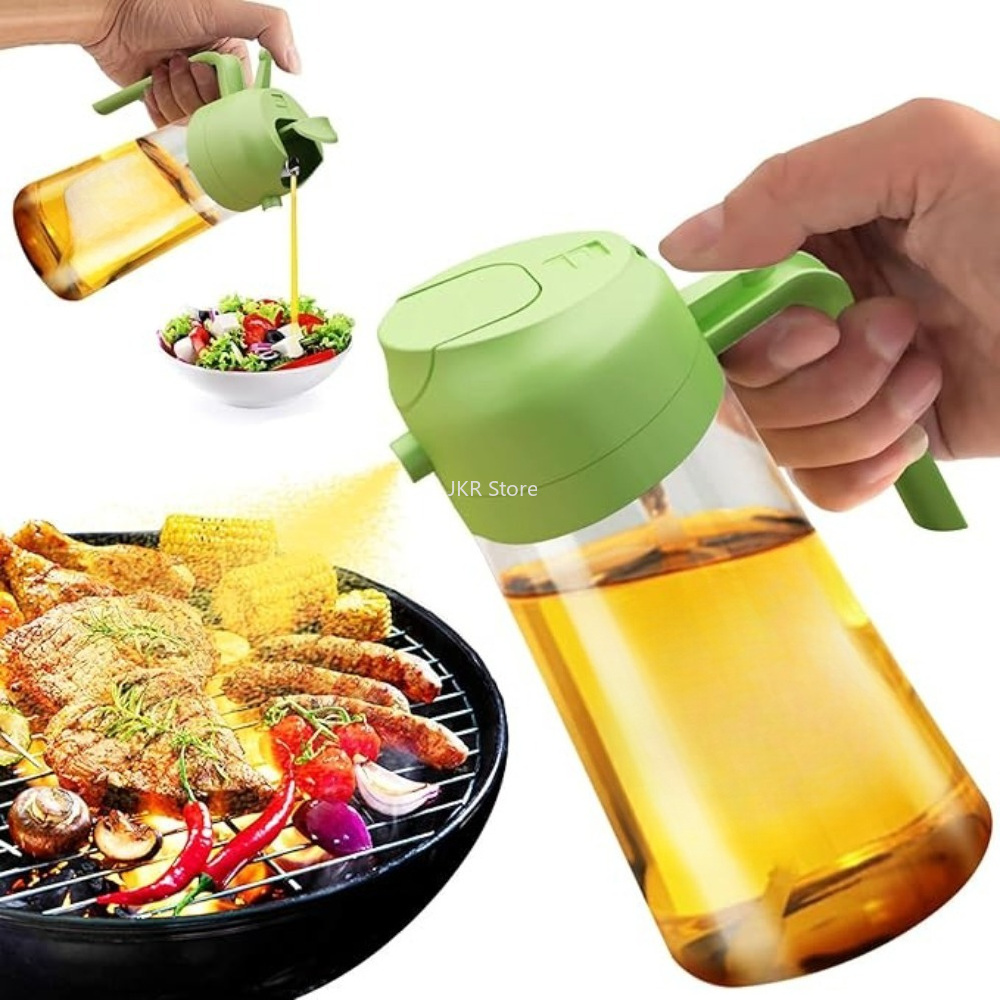 Camping Cooking Bbq - 2-in-1 Olivenöl-Sprühflasche mit großem Fassungsvermögen, Sprüh-