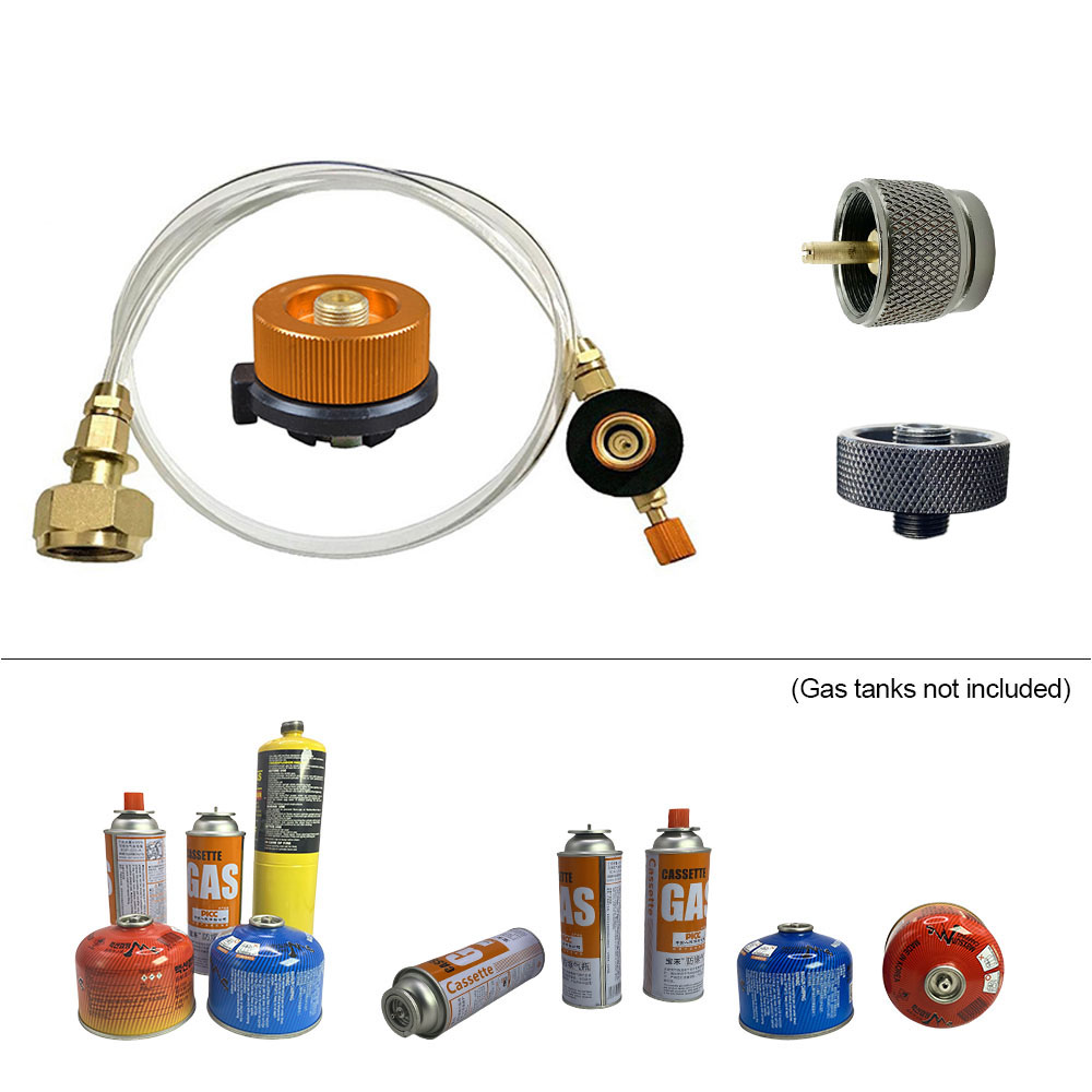 Camping Cooking Gas Stove - Gasherd im Freien Gasnachfüll adapter Camping