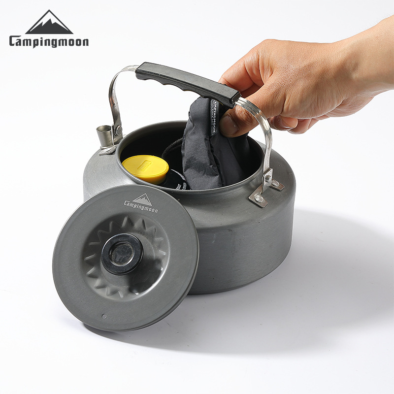 Camping Cooking Set With Bag - CAMPINGMOON XD-2F-BQ Nylon Outdoor Raketenofen-Pack Leichtgewichtige