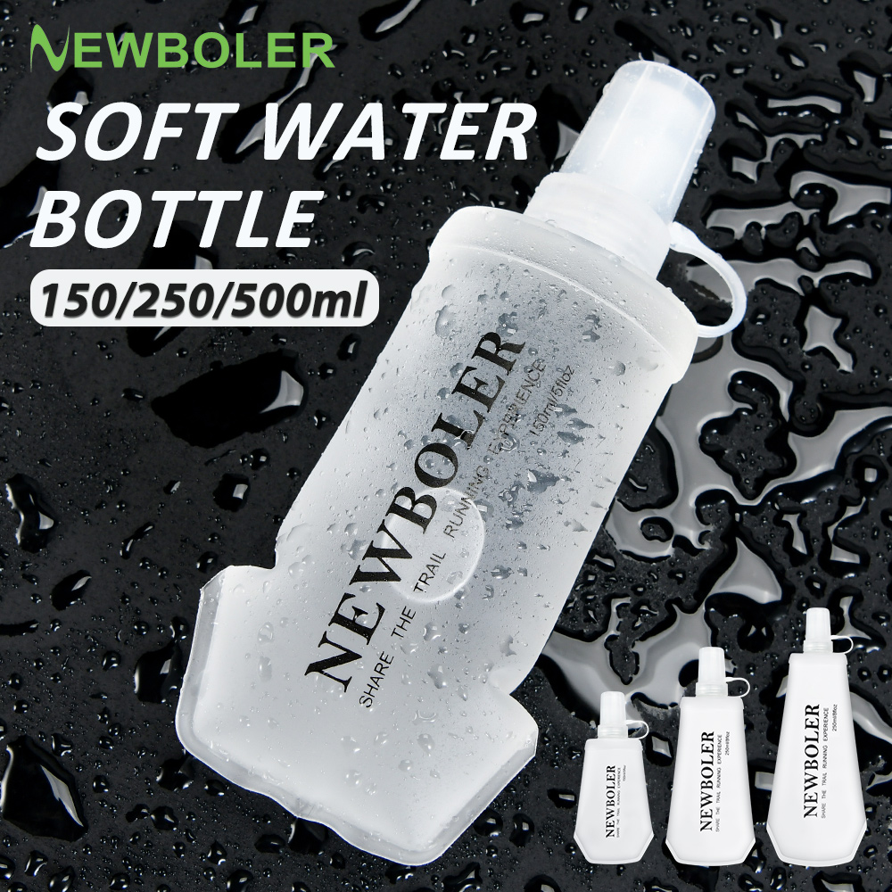 Camping Cooking Bag - NEWBOLER TPU Outdoor-Sportflasche, zusammenklappbar, weiche Wasserflasche