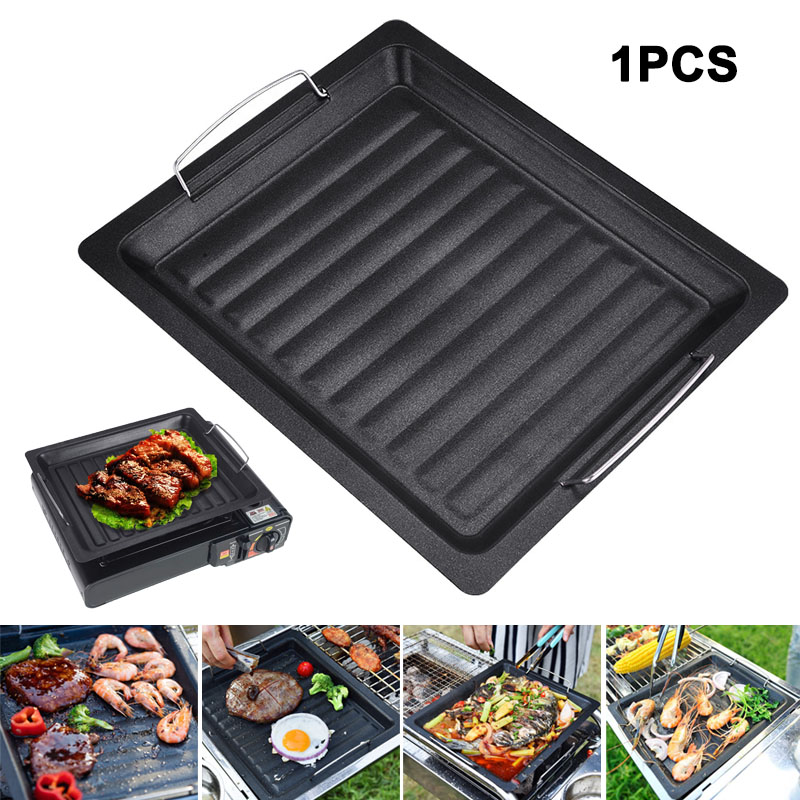 Camping Cooking Set - Dicke quadratische Grillpfanne für den Außenbereich