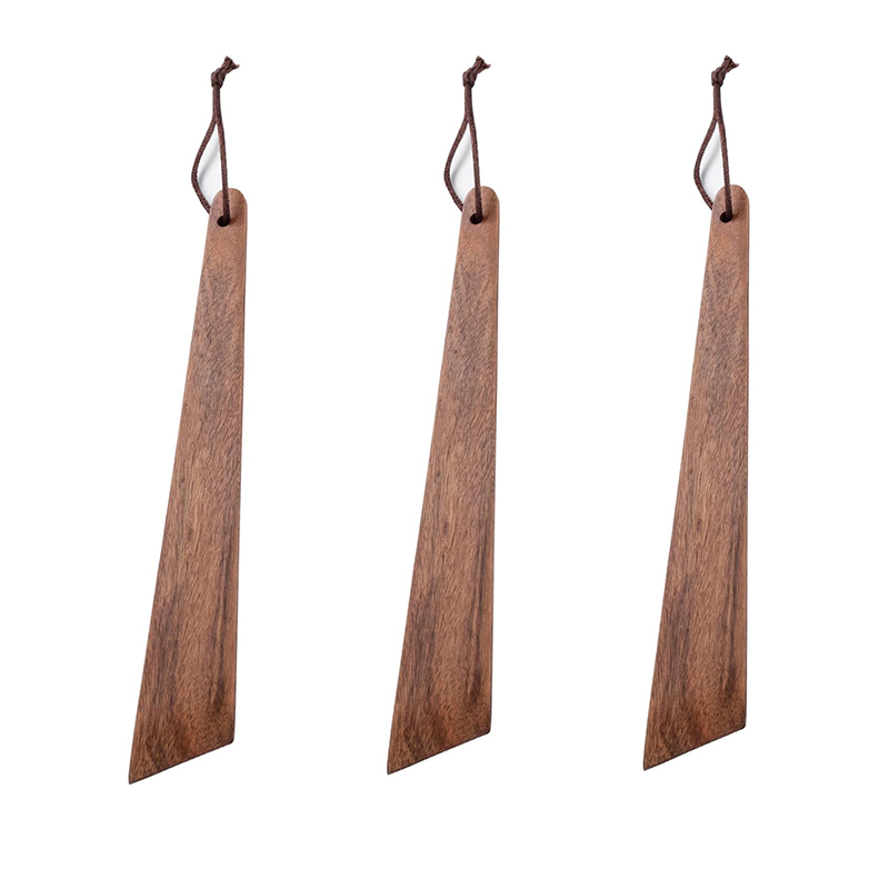 Camping Cooking Hardware - Holz Spatel Tragbare Turner Akazienholz Flipper