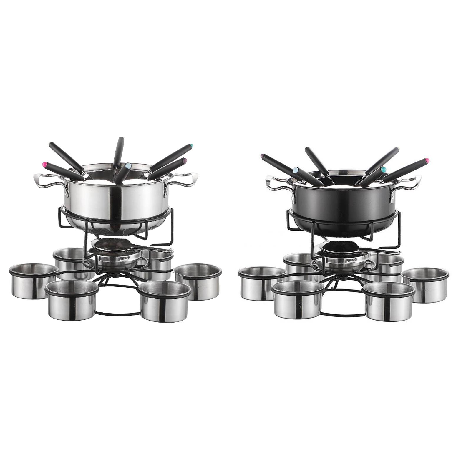 Camping Cooking Set - Fondue-Topf-Set, Kochherd, verdickt, multifunktional, stabil, Schmelzgerät