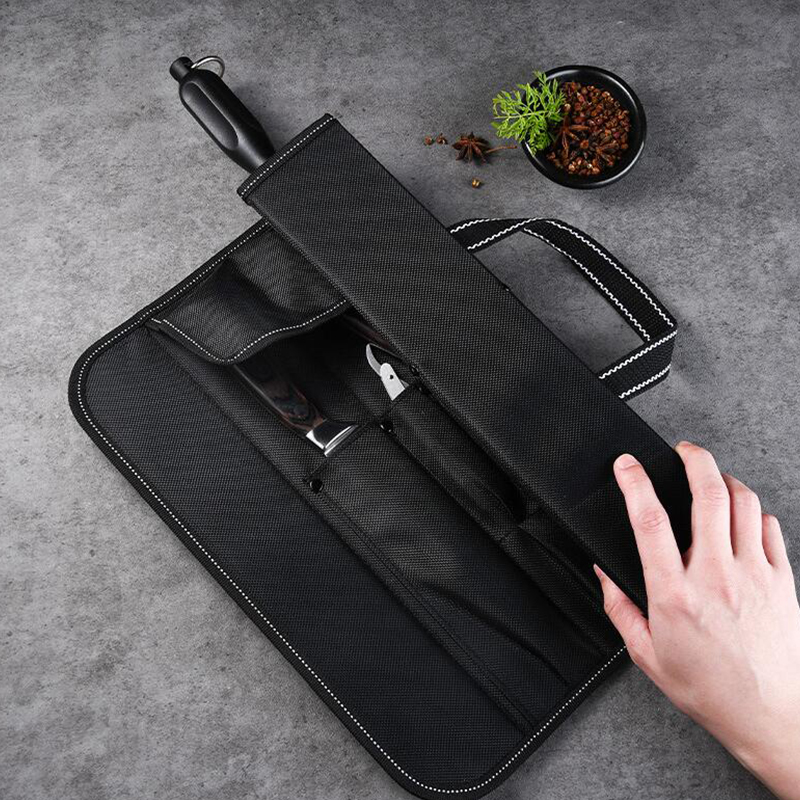 Camping Cooking Pack - Mehrfach-Taschen Oxford-Stoff Messerrolltasche für Professionelle Köche