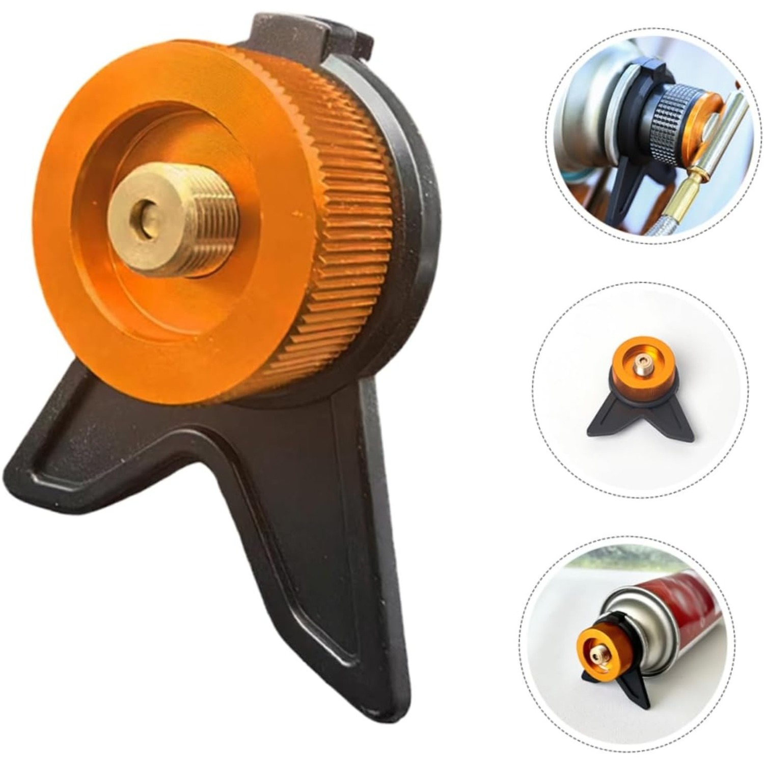 Camping Cooking Gas Stove - Propan-Tank-Zubehör Gastank-Adapter Campingbedarf Kleiner Propan-Konverter Gasnachfüllwerkzeug