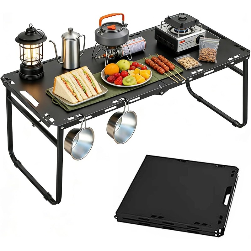 Camping Cooking Bag - Campingtisch, verstellbar, klappbar, tragbar, für Wohnmobil,