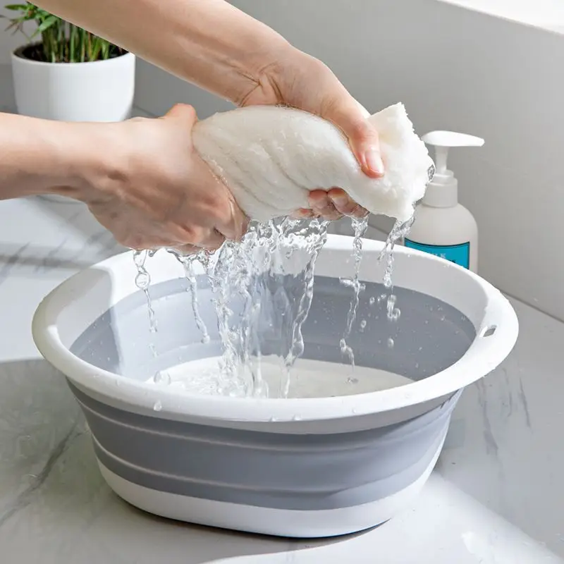 Camping Cooking Dishes - Kunststoff-Waschbecken Faltbare Wanne für Wäsche Zusammenklappbares
