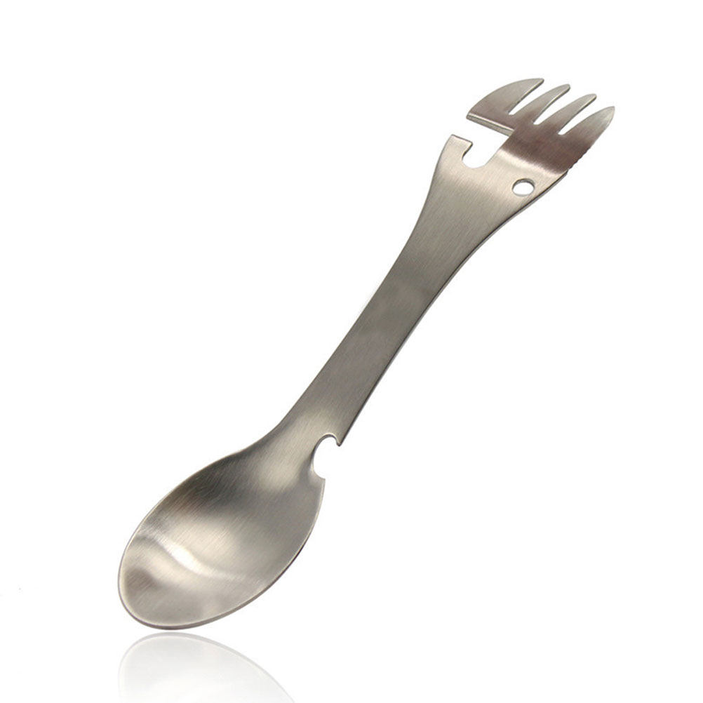 4-teiliges Edelstahl-Besteckse – Camp Spork Set Bewertung und Preis