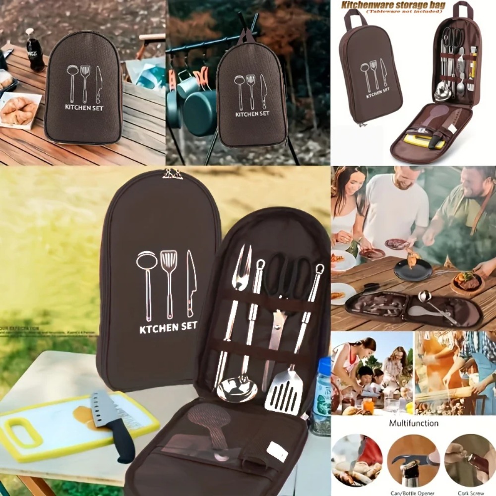 Tragbare Outdoor-Kochtasche, C – Camping Cooking Pack Bewertung und Preis