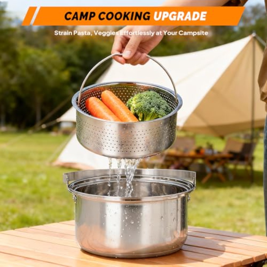 Camping-Kochgeschirr-Set, Leic – Camping Cooking Set With Bag Bewertung und Preis