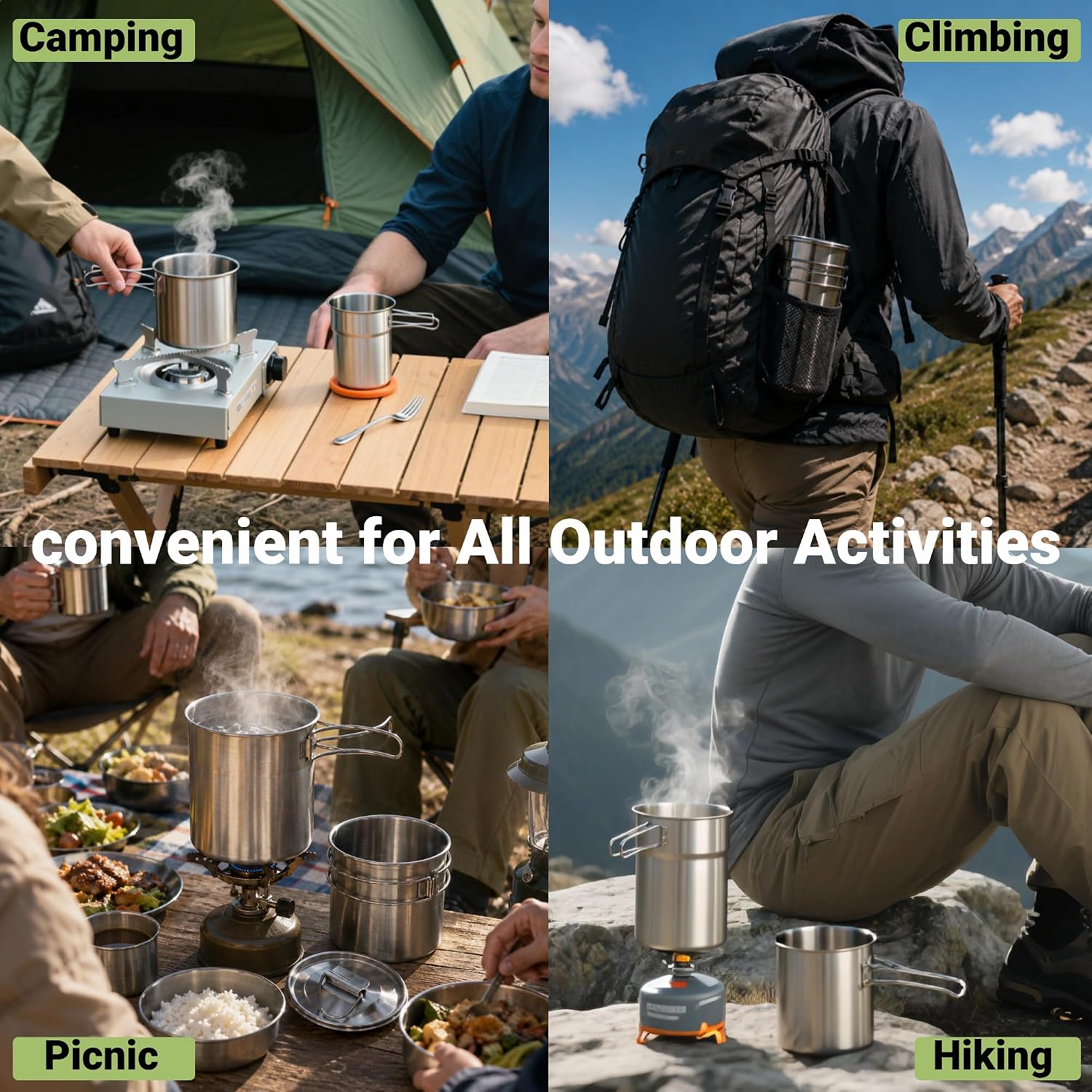 Faltbare Campingbecher, Campin – Camping Cooking Accessories Bewertung und Preis
