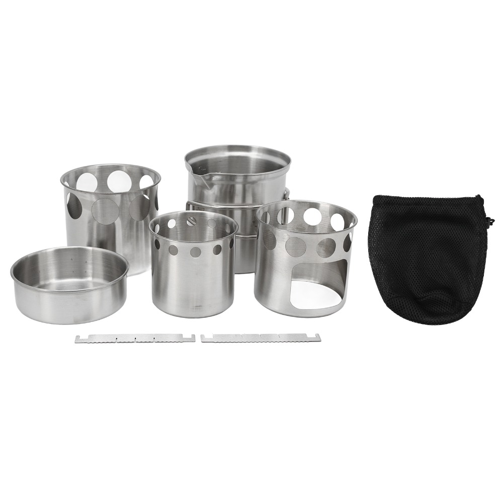 Langlebiges Edelstahl-Camping- – Camping Cooking Set Bewertung und Preis