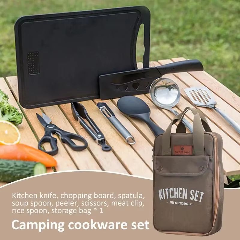 8-teiliges Camping-Kochgeschir – Camping Cooking Pack Bewertung und Preis