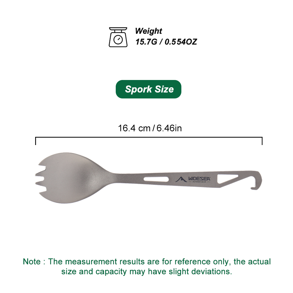 Widesea Camping-Kochset, Spork – Camping Cooking Pack Bewertung und Preis