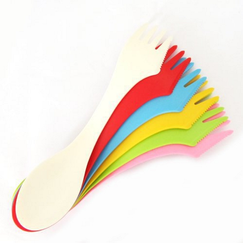 6-teiliges 3-in-1-Camp-Utensil – Camp Spork Set Bewertung und Preis