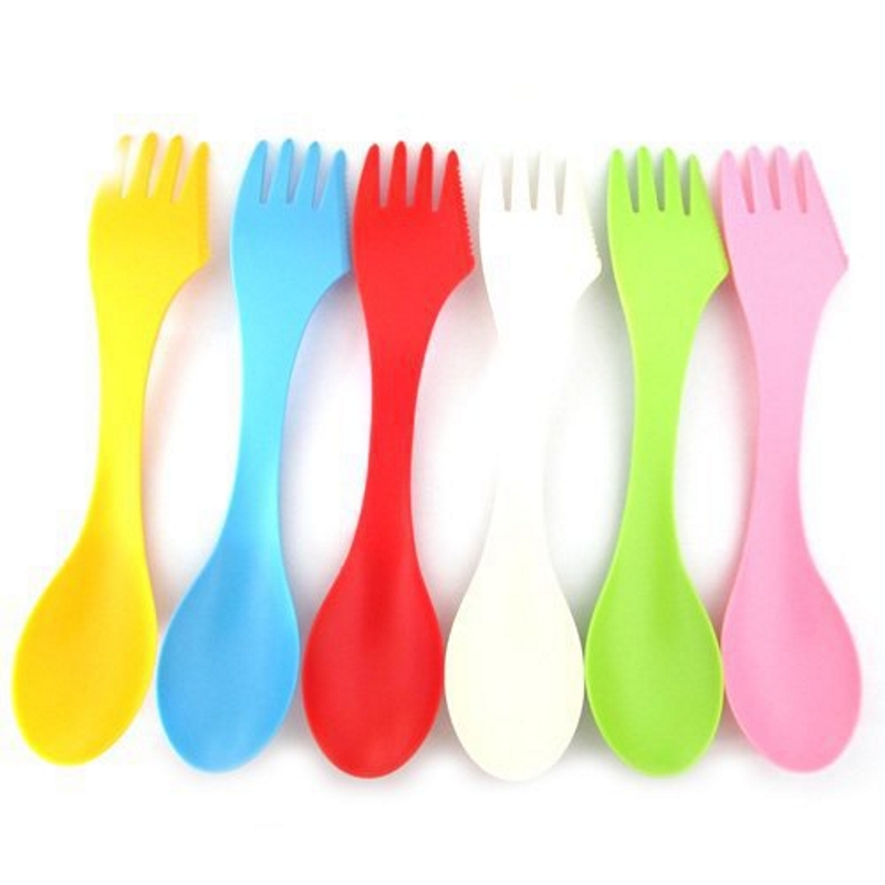 6-teiliges 3-in-1-Camp-Utensil – Camp Spork Set Bewertung und Preis