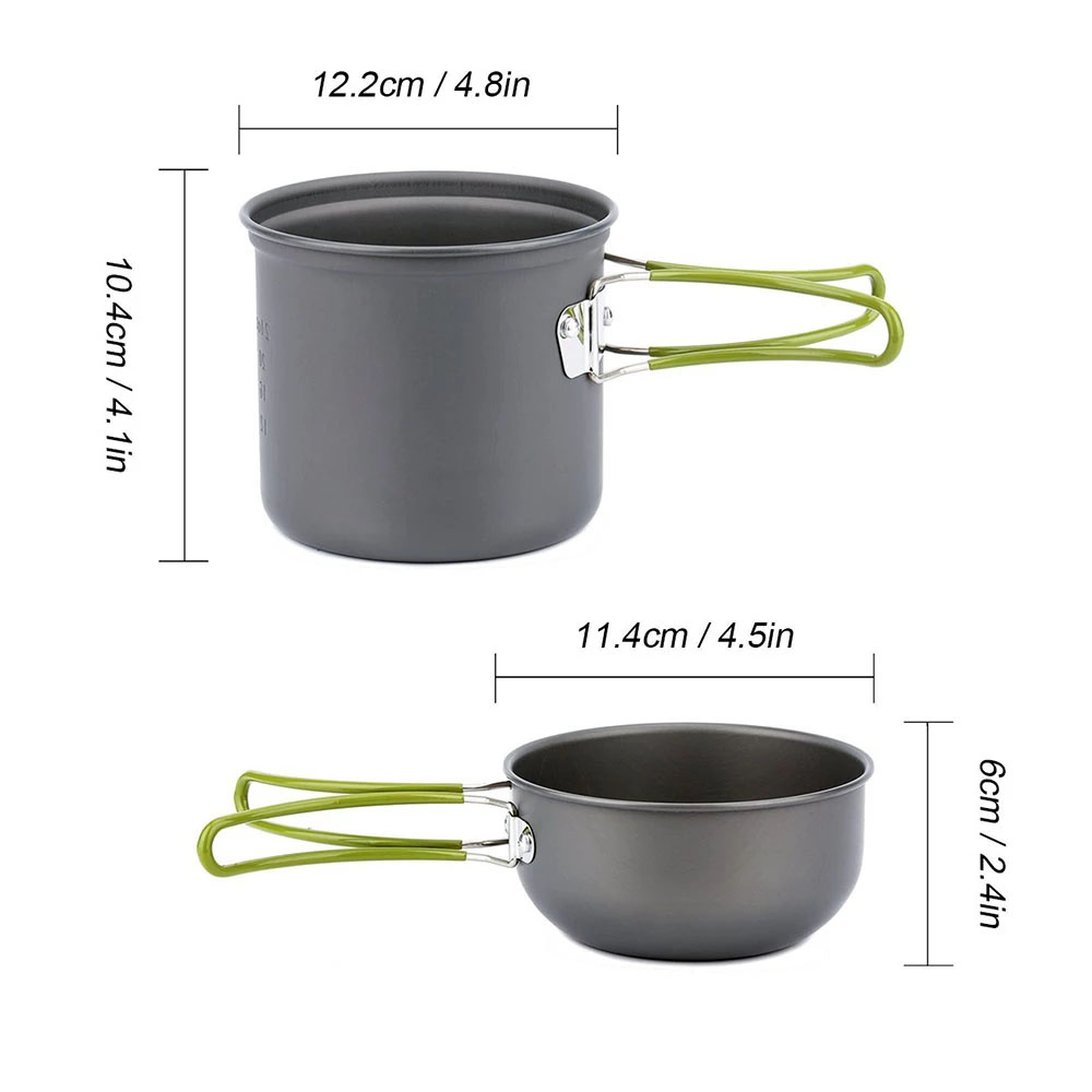 Camping-Kochgeschirr, Mess-Set – Camping Cooking Pack Bewertung und Preis