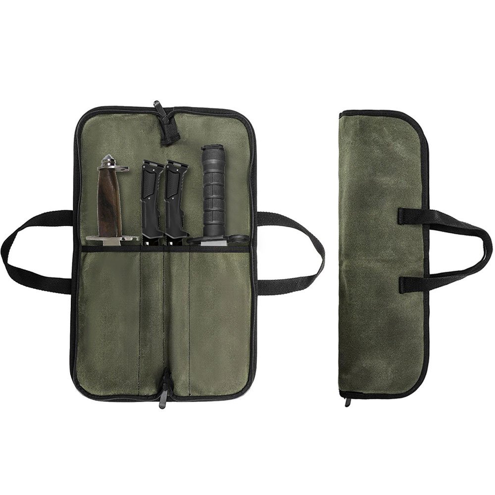 Gewachste Leinwand-Messerrolle – Camping Cooking Pack Bewertung und Preis