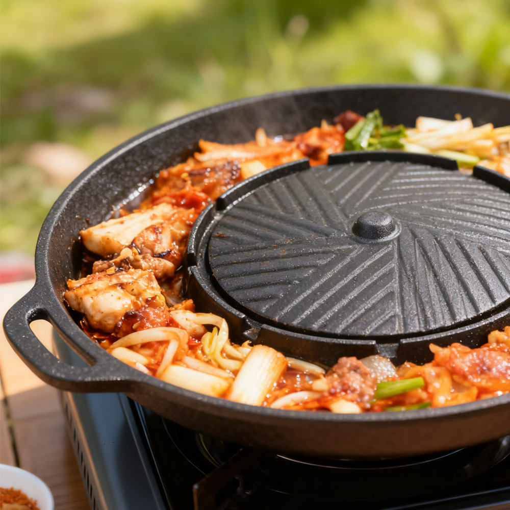 KOSUN Koreanische BBQ-Grillpfa – Camping Cooking Bbq Bewertung und Preis
