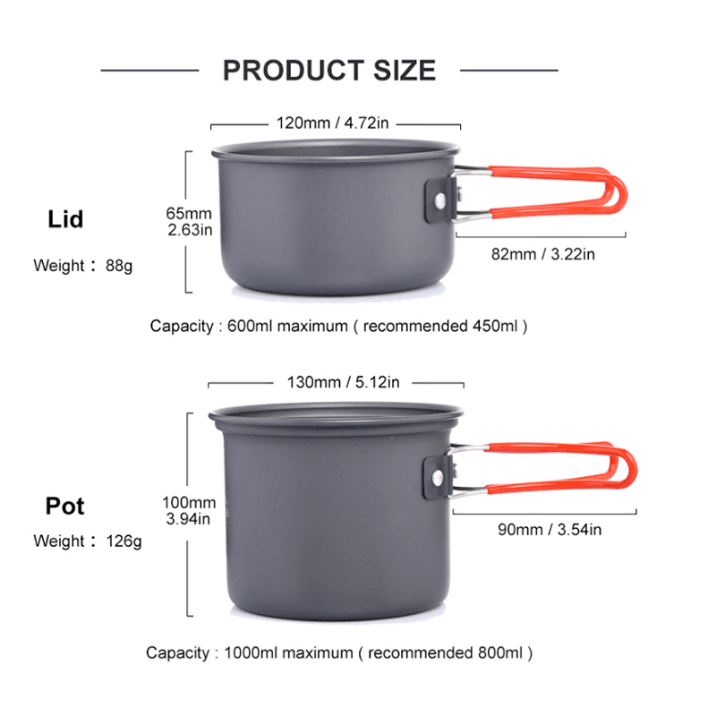 Widesea Ultraleichtes Camping- – Camping Cooking Dishes Bewertung und Preis