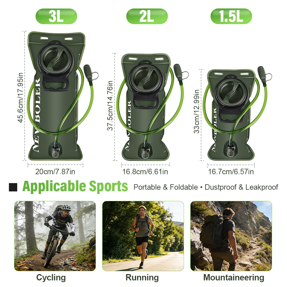 Hydratationsbeutel 1,5L/2L/3L  – Camping Cooking Bag Bewertung und Preis