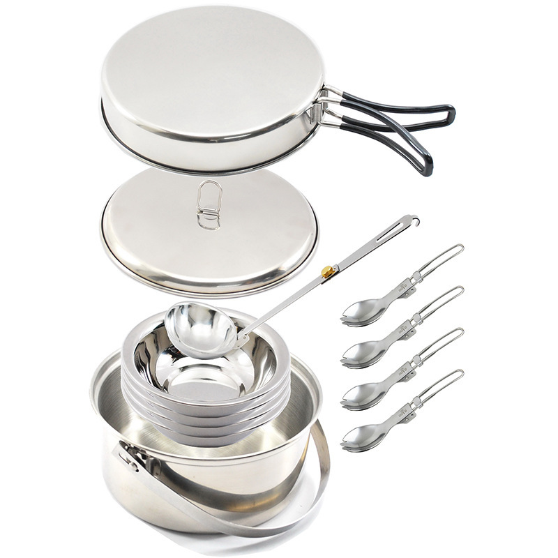 4P Edelstahl Camping Kochgesch – Camp Spork Set Bewertung und Preis