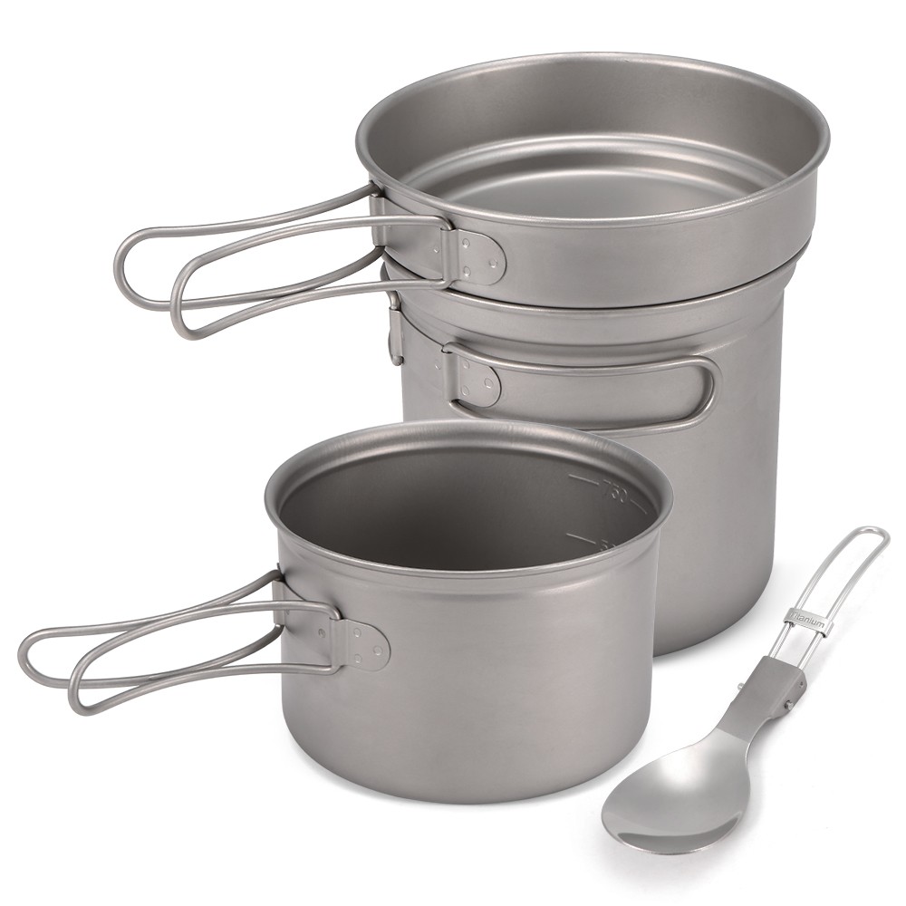 Ultraleichtes 3-teiliges Titan – Camp Spork Set Bewertung und Preis