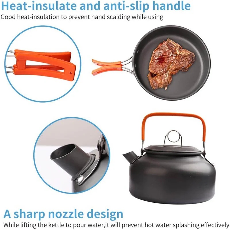 Camping-Kochset, Camping-Kochg – Camping Cooking Pack Bewertung und Preis