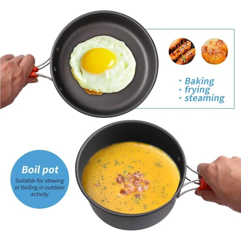 Camping-Kochset, Camping-Kochg – Camping Cooking Pack Bewertung und Preis