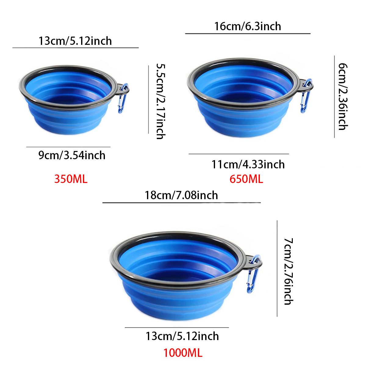 Zusammenklappbarer Silikon-Fut – Camping Cooking Dishes Bewertung und Preis